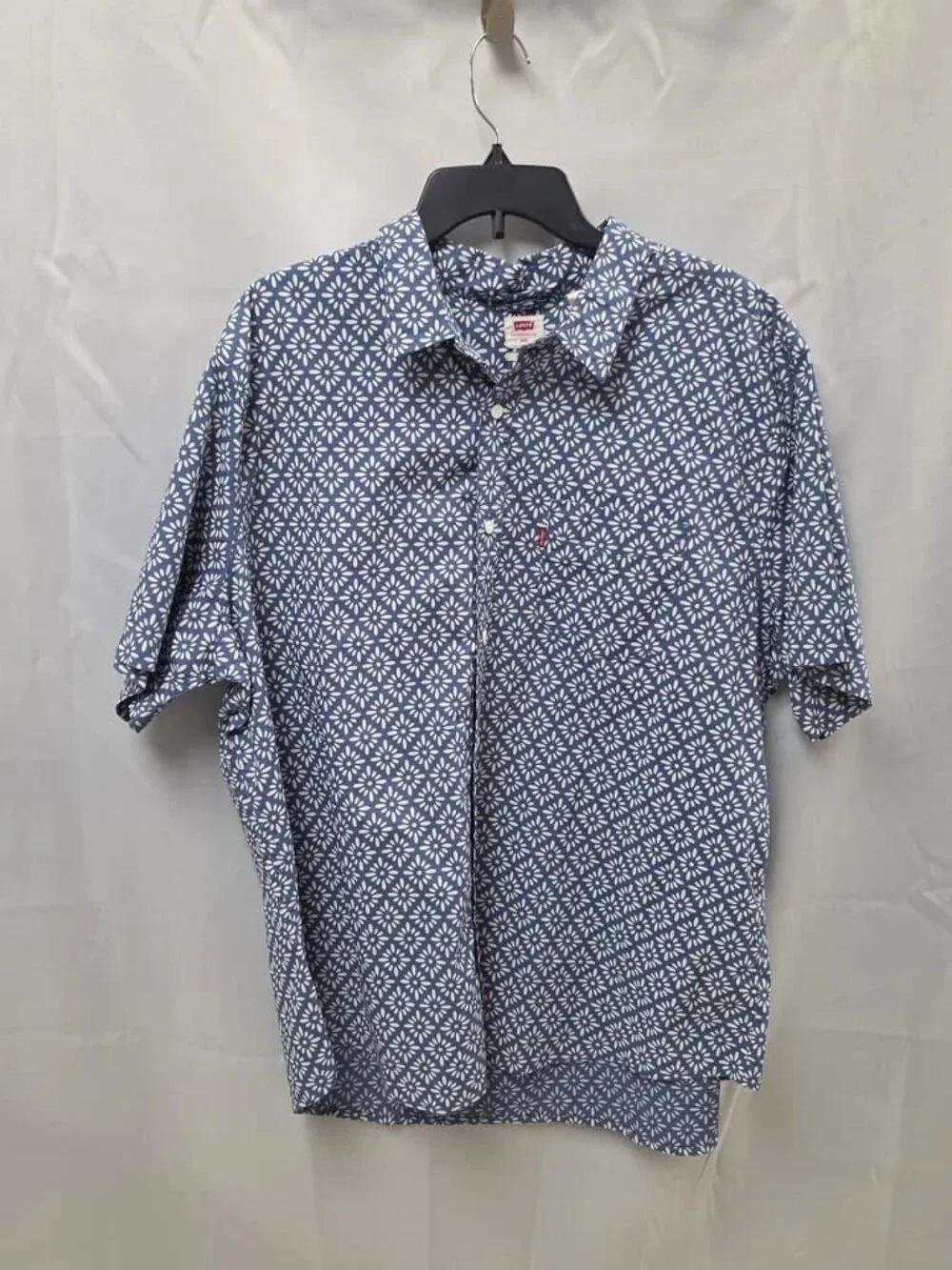 Mens Levi's Blue Dress Shirt Size XXL ORG $55 NWT (RackD4)